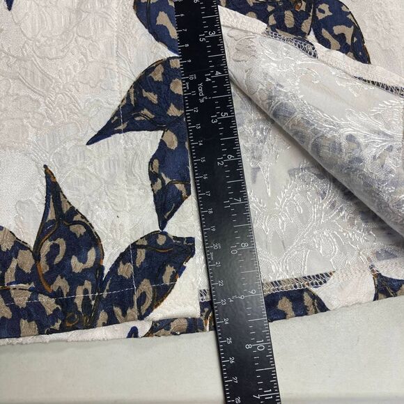 L’ATISTE‎ Women’s Floral Dress Size Small Blue Gold White - Picture 10 of 12